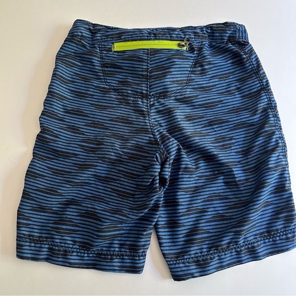 North Face Swim Board Shorts Adjustable Waist Trunks Quick Dry Blue Size 10/12 - Picture 7 of 9
